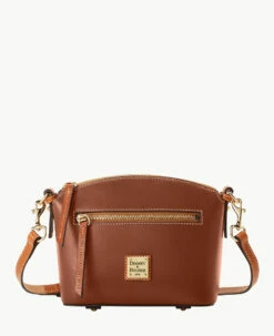 Wexford Leather Domed Crossbody Brown -Florentine Shop B1495G JKNAPANA