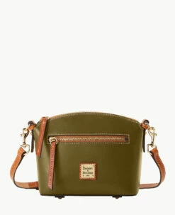 Wexford Leather Domed Crossbody Brown -Florentine Shop B1495G JKOLPANA