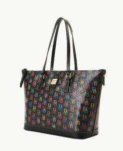DB75 Multi Tote Black -Florentine Shop B1521G 5SBLPABL ALT1