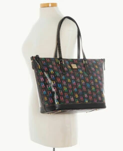 DB75 Multi Tote Black -Florentine Shop B1521G 5SBLPABL ALT4