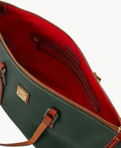 Pebble Grain Tote Forest 2 Pebble Grain Tote Forest -Florentine Shop B1521G AWFSPATN ALT2