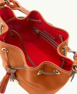 Pebble Grain Tasha Drawstring Caramel 8 Pebble Grain Tasha Drawstring Caramel -Florentine Shop B1596G AWCAPATN ALT2 1