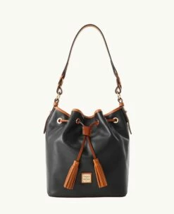 Wexford Leather Tasha Drawstring Black 5 Wexford Leather Tasha Drawstring Black -Florentine Shop B1596G JKBLPANA 1