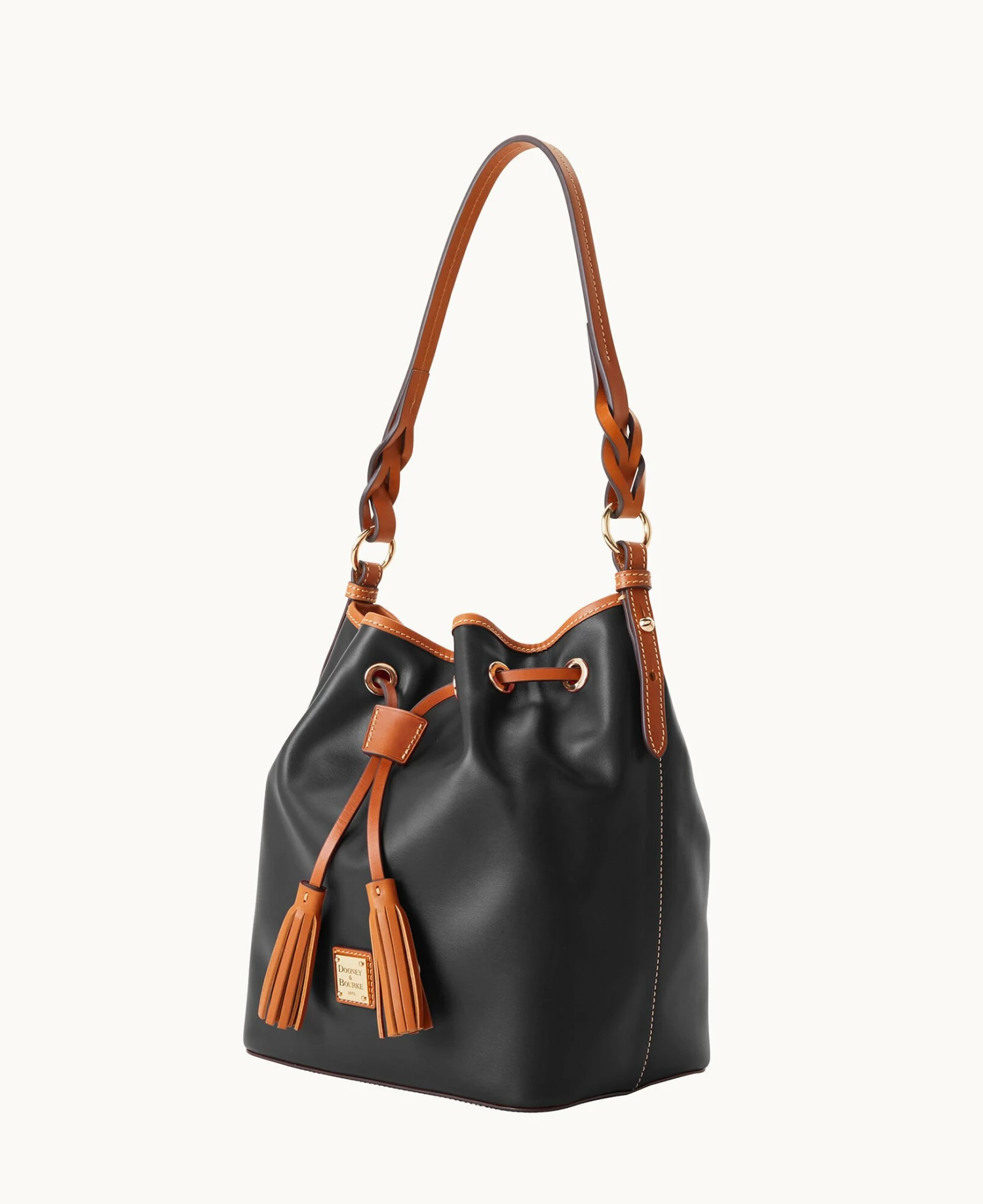 Wexford Leather Tasha Drawstring Black Wexford Leather Tasha Drawstring Black -Florentine Shop B1596G JKBLPANA ALT1 1