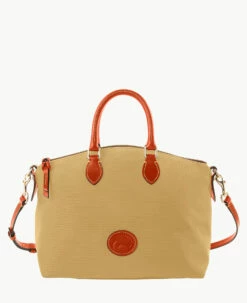 Nylon Satchel Khaki