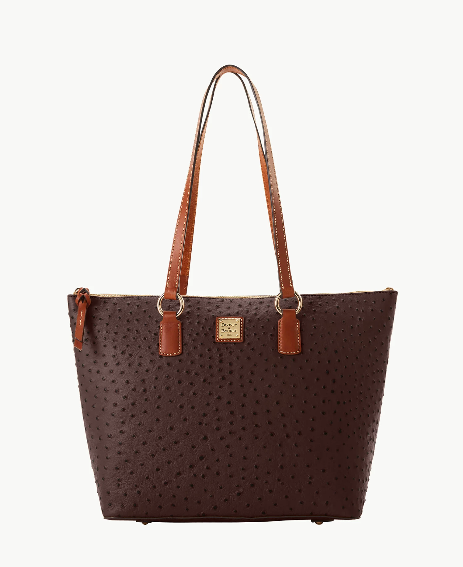 Ostrich Wren Tote Black Ostrich Wren Tote Black -Florentine Shop B1694G OTBMPAKR