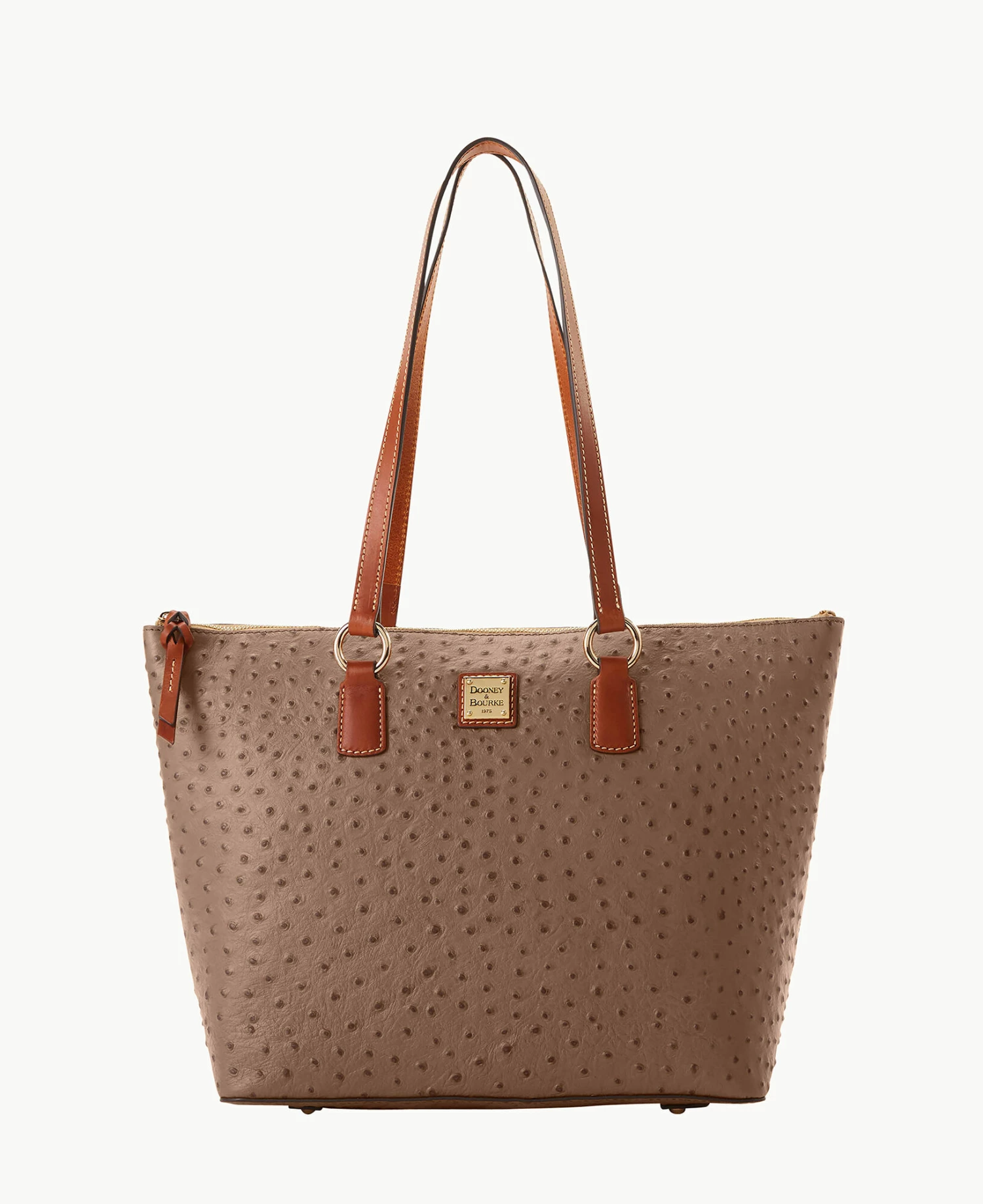 Ostrich Wren Tote Black Ostrich Wren Tote Black -Florentine Shop B1694G OTMSPAKR