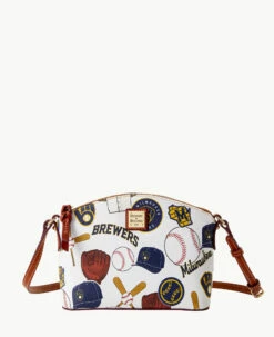 MLB Brewers Suki Crossbody BREWERS -Florentine Shop B1696G QUMWPATNBRWS 2
