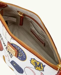 MLB Brewers Suki Crossbody BREWERS -Florentine Shop B1696G QUMWPATNBRWS ALT2 1