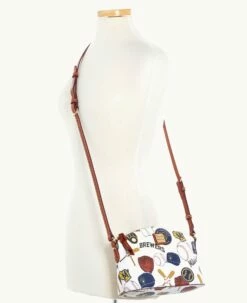 MLB Brewers Suki Crossbody BREWERS -Florentine Shop B1696G QUMWPATNBRWS ALT4 1