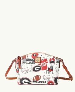 Collegiate University Of Georgia Suki Crossbody Georgia -Florentine Shop B1696G QXMWPATNGEA0 1