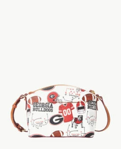 Collegiate University Of Georgia Suki Crossbody Georgia -Florentine Shop B1696G QXMWPATNGEA0 ALT3