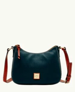 Pebble Grain Small Kiley Crossbody Black -Florentine Shop B1723G AWBLPATN 2
