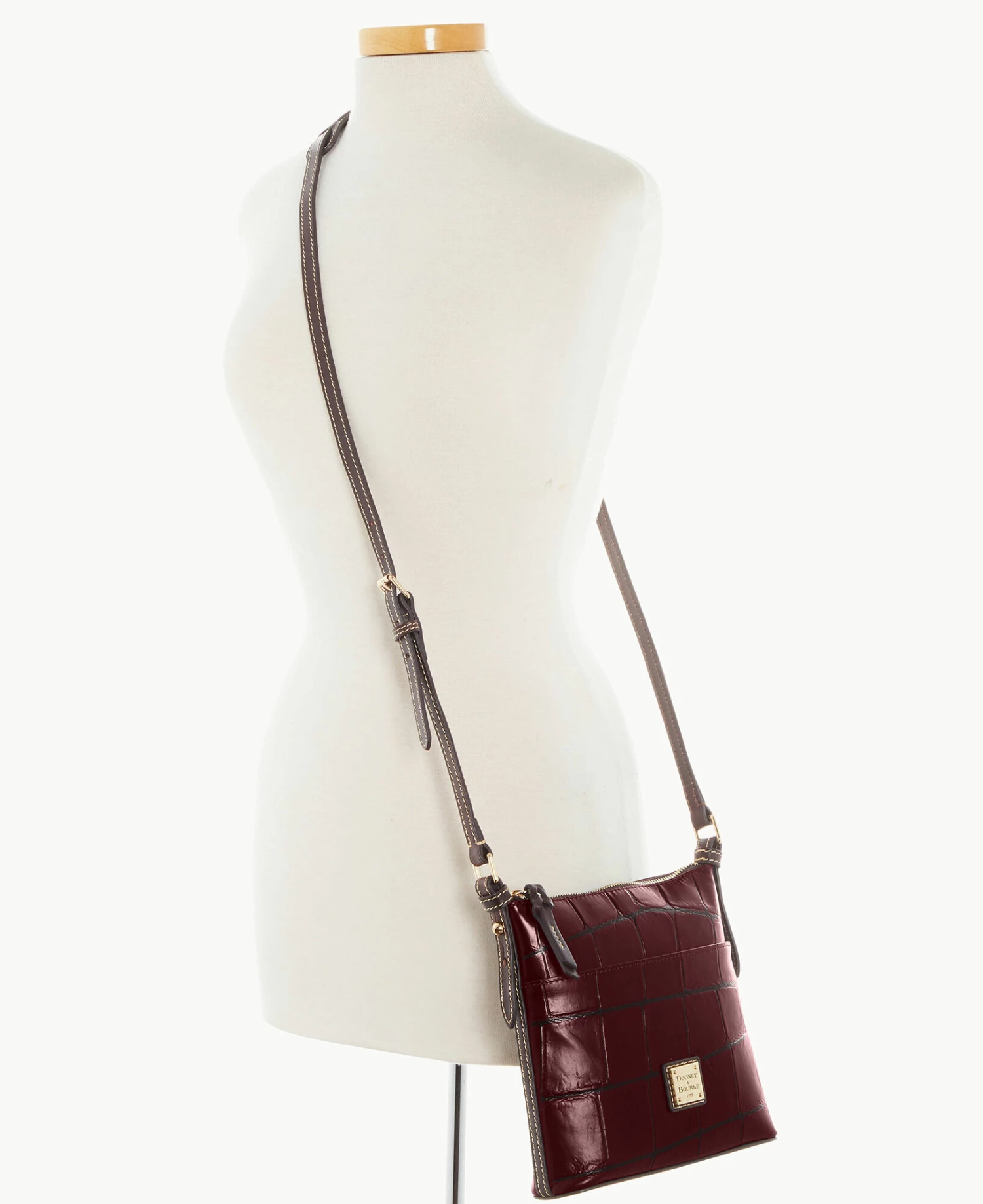 Denison Letter Carrier Bordeaux Denison Letter Carrier Bordeaux -Florentine Shop B1725G 8DBXPABM ALT4