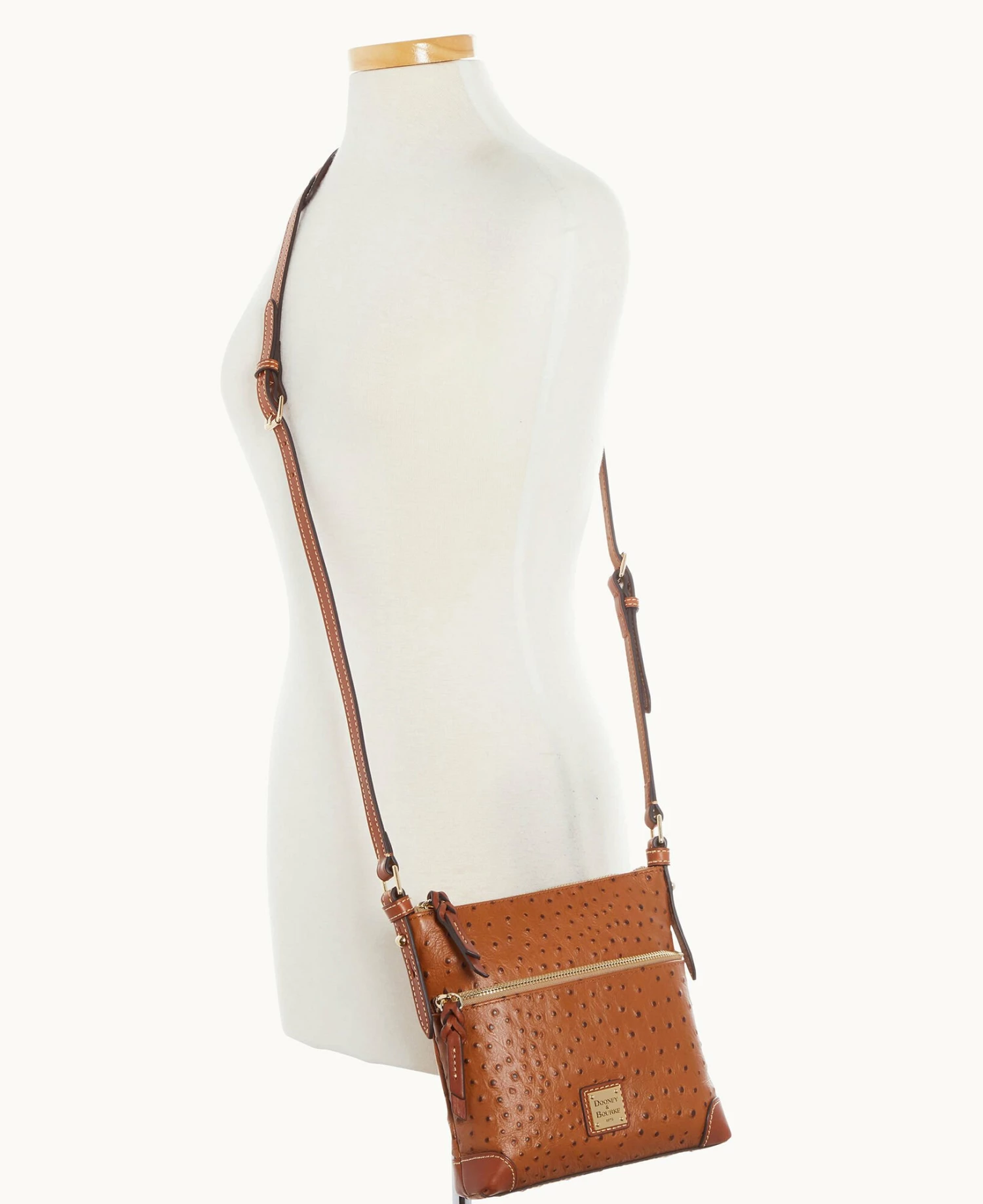 Ostrich Letter Carrier Caramel Ostrich Letter Carrier Caramel -Florentine Shop B1725G OTCAPAKR ALT4 1