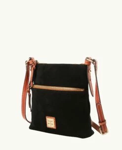 Suede Letter Carrier Black 7 Suede Letter Carrier Black -Florentine Shop B1725G SUBLPATN ALT1 1
