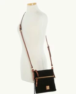 Suede Letter Carrier Black 9 Suede Letter Carrier Black -Florentine Shop B1725G SUBLPATN ALT4 1