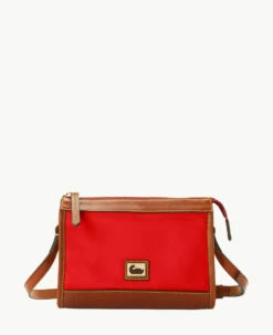 Wayfarer Zip Crossbody Red