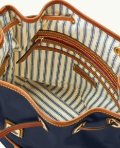 Wayfarer Drawstring Navy 8 Wayfarer Drawstring Navy -Florentine Shop B1765G WWNVLSKR ALT2 1