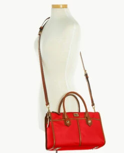 Wayfarer Satchel Red -Florentine Shop B1775G WWRDLSKR ALT4