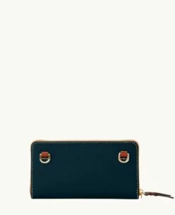 Pebble Grain Large Zip Around Wristlet Crossbody Black 8 Pebble Grain Large Zip Around Wristlet Crossbody Black -Florentine Shop B1792G AWBLPATN ALT3 1