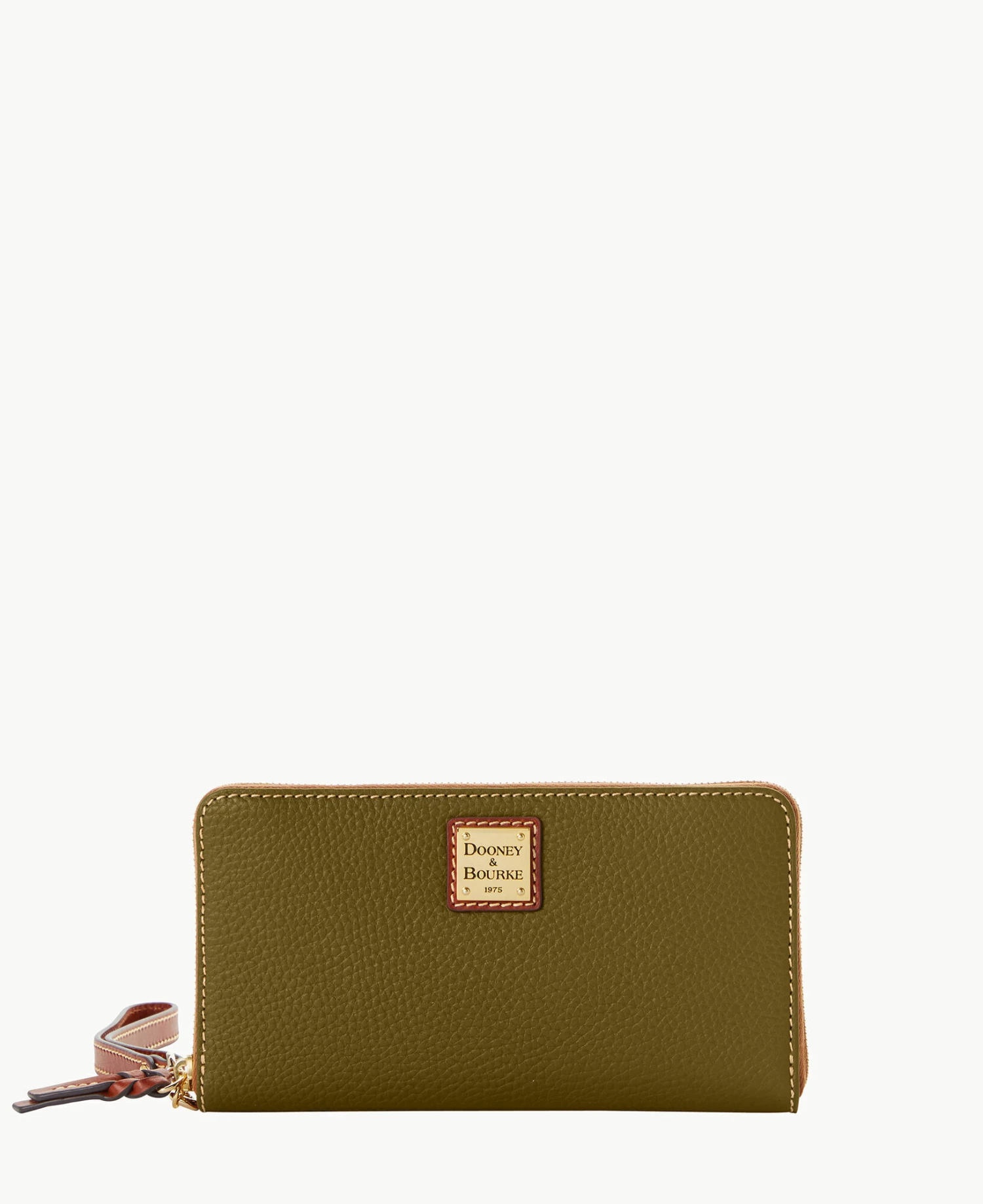 Pebble Grain Large Zip Around Wristlet Crossbody Black Pebble Grain Large Zip Around Wristlet Crossbody Black -Florentine Shop B1792G AWOLPATN