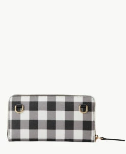 Tucker Large Zip Around Wristlet Crossbody Black -Florentine Shop B1792G TUBLPABL ALT3