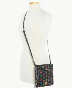 DB75 Multi Double Zip Tassel Crossbody Black 3 DB75 Multi Double Zip Tassel Crossbody Black -Florentine Shop B1795G 5SBLPABL ALT4