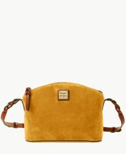 Suede Penny Crossbody Olive -Florentine Shop B1823G SUCHPATN