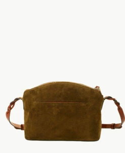 Suede Penny Crossbody Olive -Florentine Shop B1823G SUOLPATN ALT3