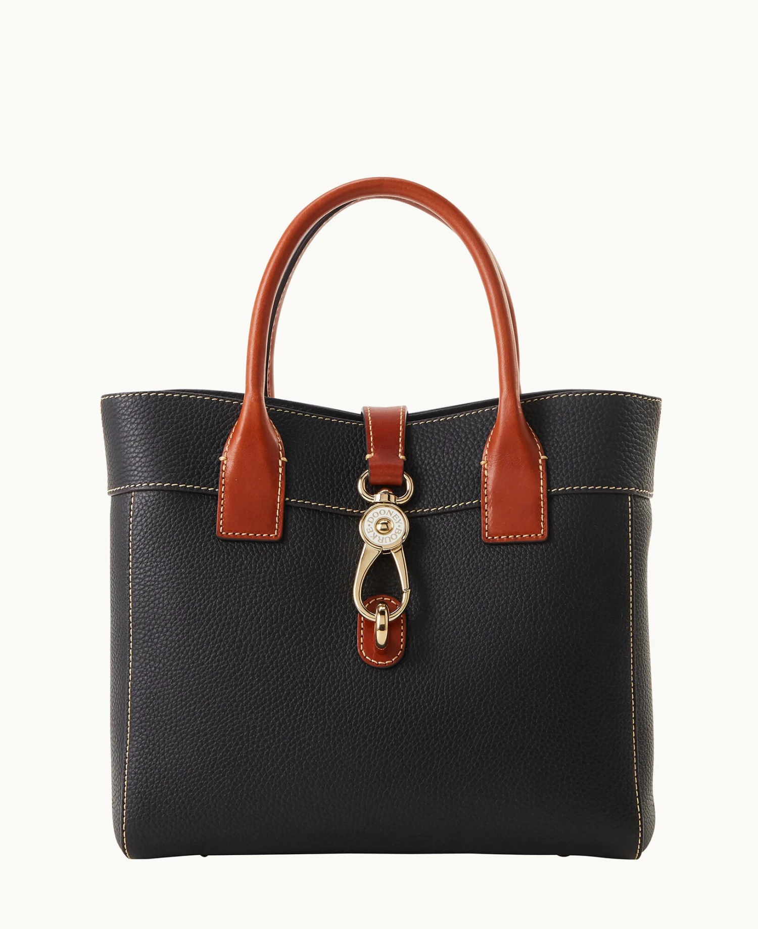 Pebble Grain Cara Tote Black Pebble Grain Cara Tote Black -Florentine Shop B1828G AWBLPATN 1