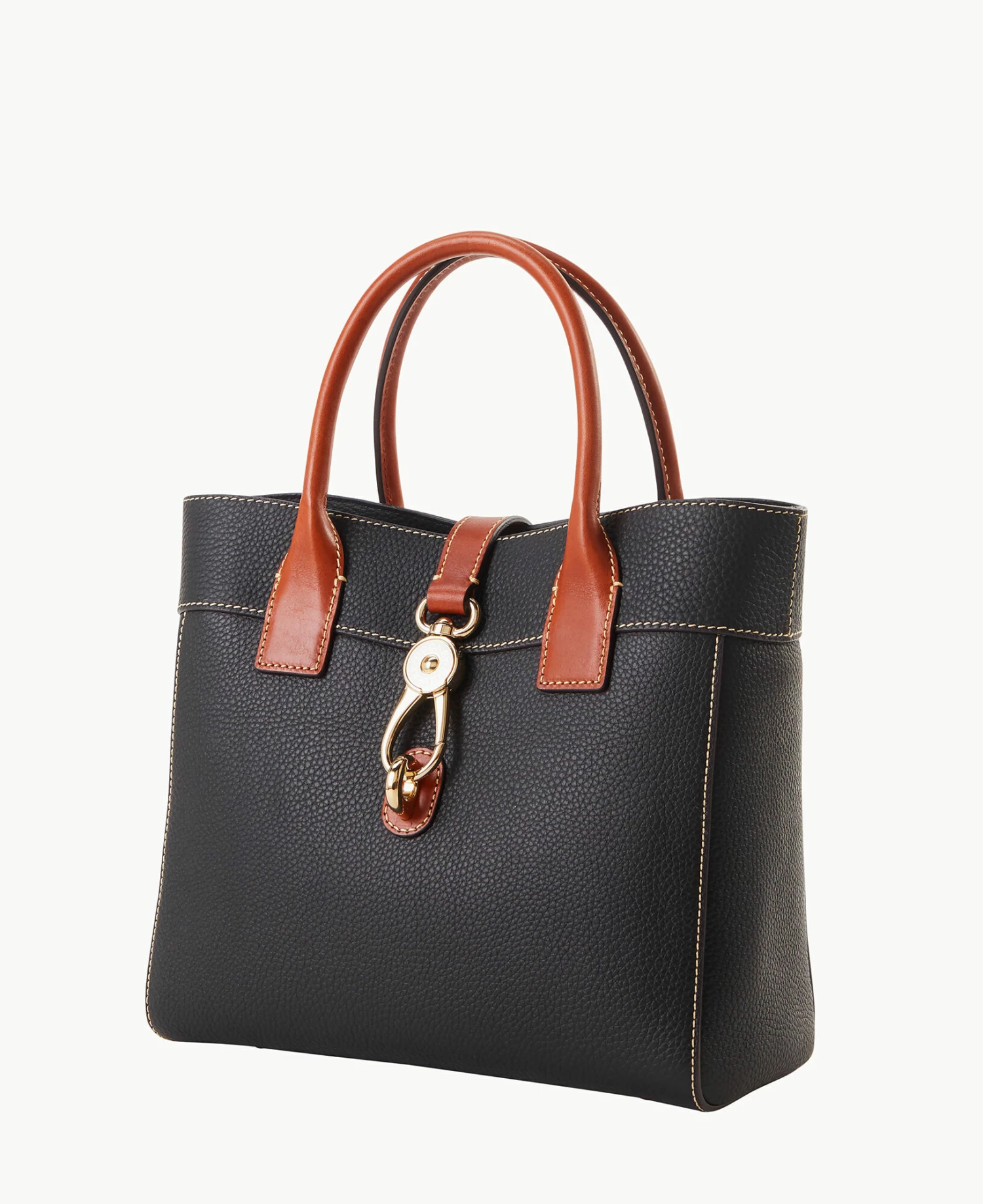Pebble Grain Cara Tote Black Pebble Grain Cara Tote Black -Florentine Shop B1828G AWBLPATN ALT1