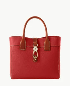 Pebble Grain Cara Tote Black 16 Pebble Grain Cara Tote Black -Florentine Shop B1828G AWRDPATN