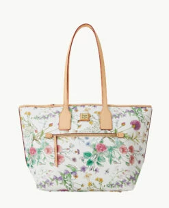 Botanical Collection Tote White 8 Botanical Collection Tote White -Florentine Shop B1854G BZWHSVNA 2