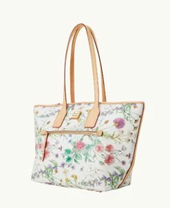 Botanical Collection Tote White 5 Botanical Collection Tote White -Florentine Shop B1854G BZWHSVNA ALT1 1
