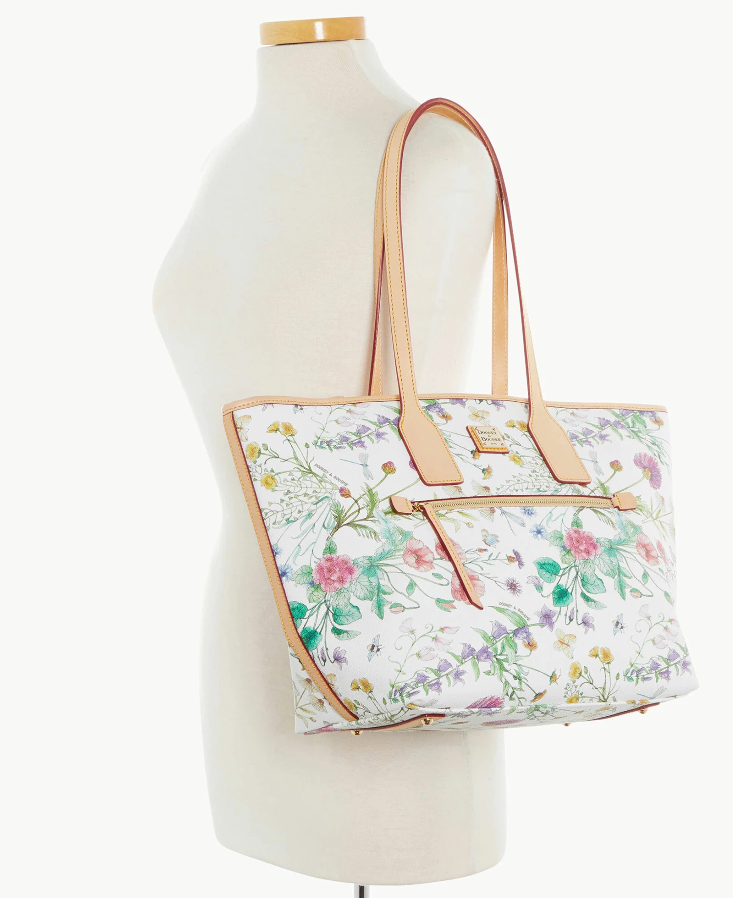 Botanical Collection Tote White Botanical Collection Tote White -Florentine Shop B1854G BZWHSVNA ALT4