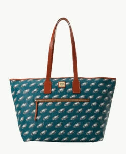 NFL Eagles Large Tote Eagles -Florentine Shop B1855G NJGRPATNEAGL 2