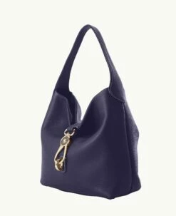 Pebble Grain Small Logo Lock Sac Midnight Blue 7 Pebble Grain Small Logo Lock Sac Midnight Blue -Florentine Shop B1892G 9PMD9PMD ALT1 1