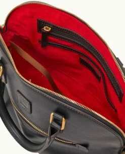 Florentine Domed Satchel Black Black 6 Florentine Domed Satchel Black Black -Florentine Shop B1914D SCBLSCBL ALT2 1