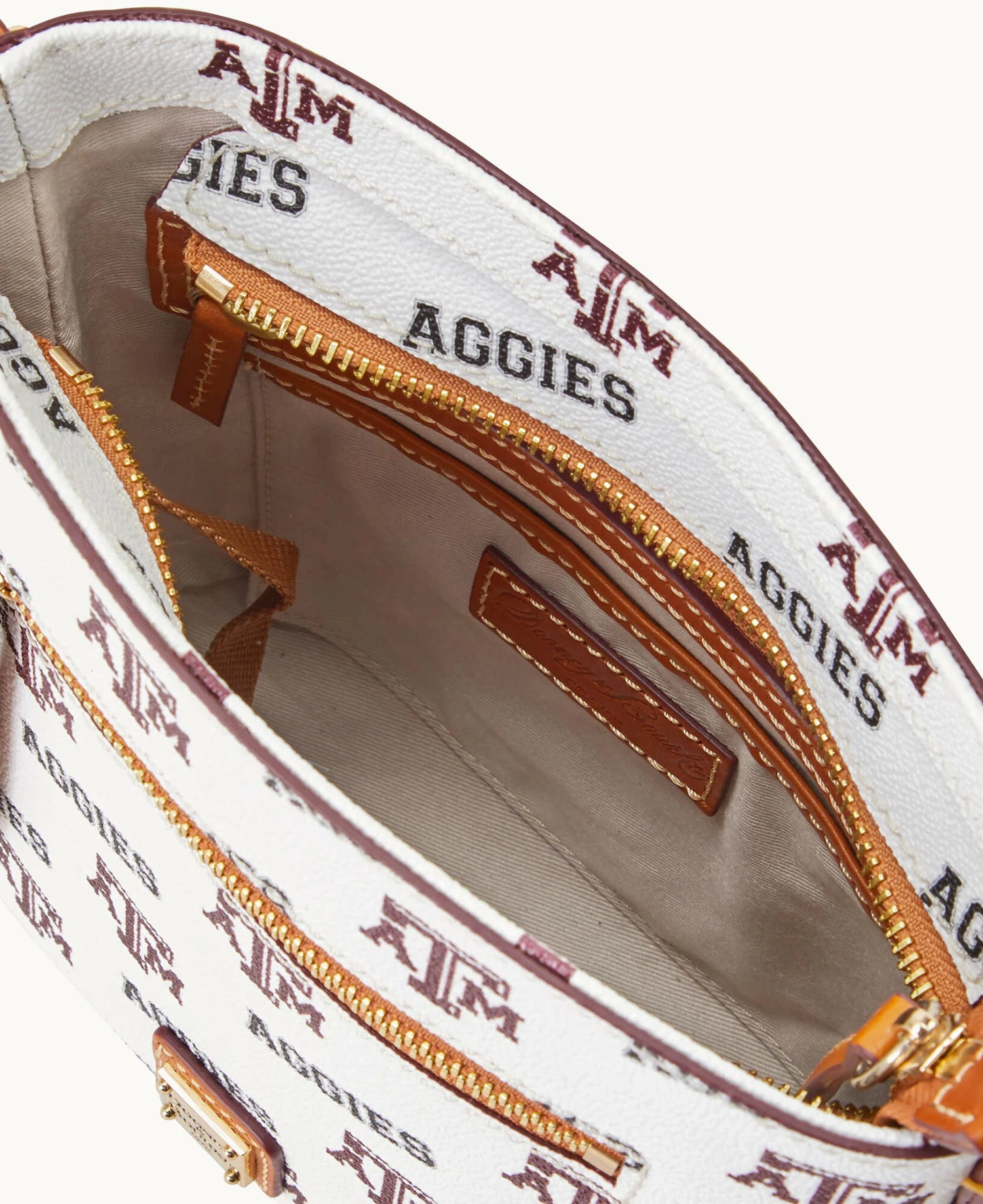 Collegiate Texas Achr(38)M University Small Zip Crossbody TEXAS A&M Collegiate Texas Achr(38)M University Small Zip Crossbody TEXAS A&M -Florentine Shop B1915G AAWHPANATXAM ALT2 1