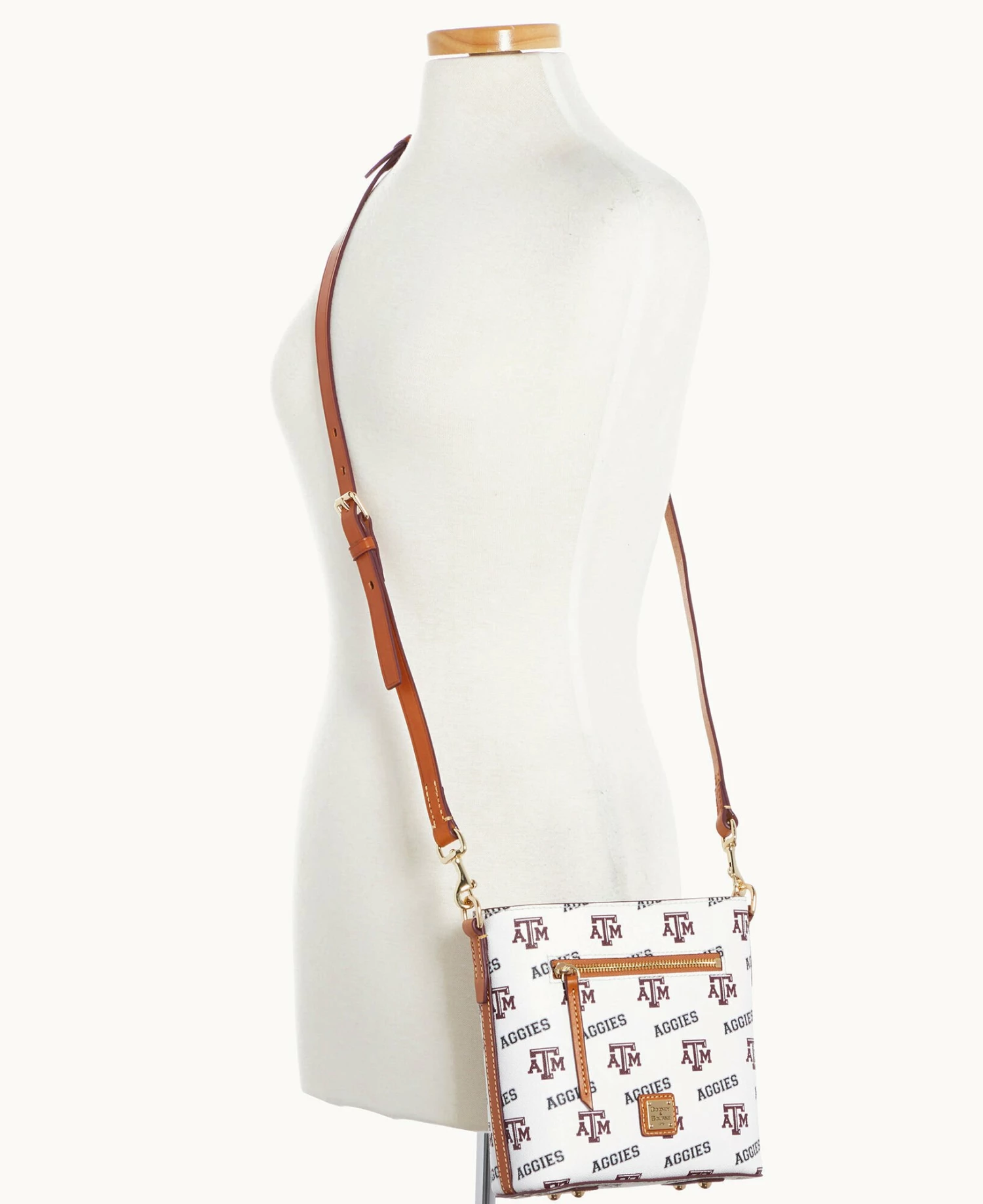Collegiate Texas Achr(38)M University Small Zip Crossbody TEXAS A&M Collegiate Texas Achr(38)M University Small Zip Crossbody TEXAS A&M -Florentine Shop B1915G AAWHPANATXAM ALT4 1