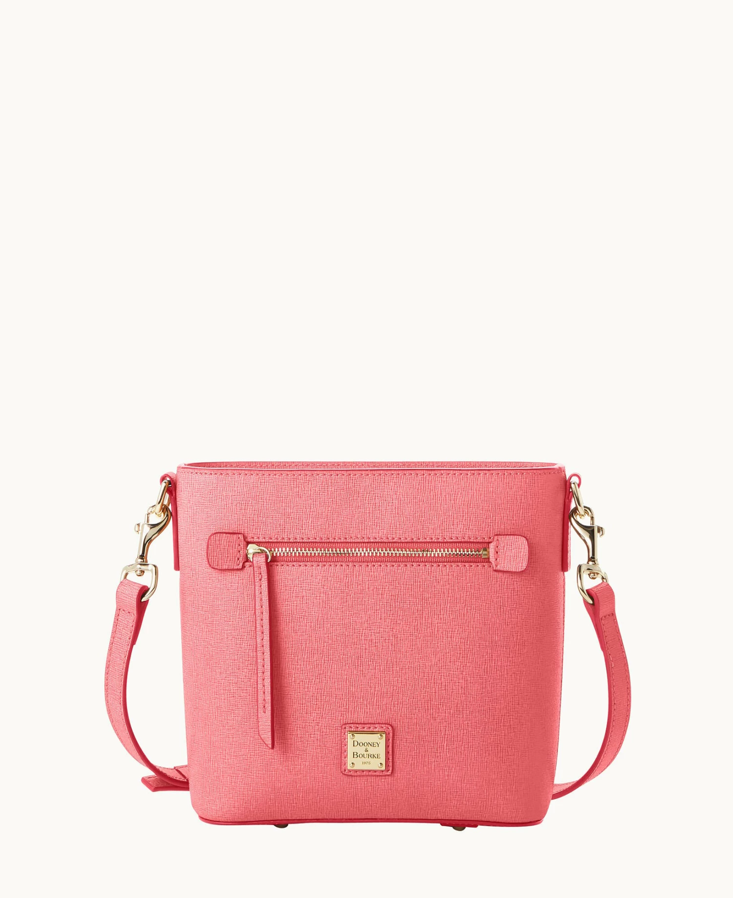 Saffiano Small Zip Crossbody Bubble Gum Saffiano Small Zip Crossbody Bubble Gum -Florentine Shop B1915G SIBZSIBZ0002 1