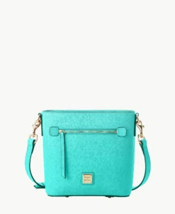 Saffiano Small Zip Crossbody Bubble Gum 17 Saffiano Small Zip Crossbody Bubble Gum -Florentine Shop B1915G SIMISIMI0002