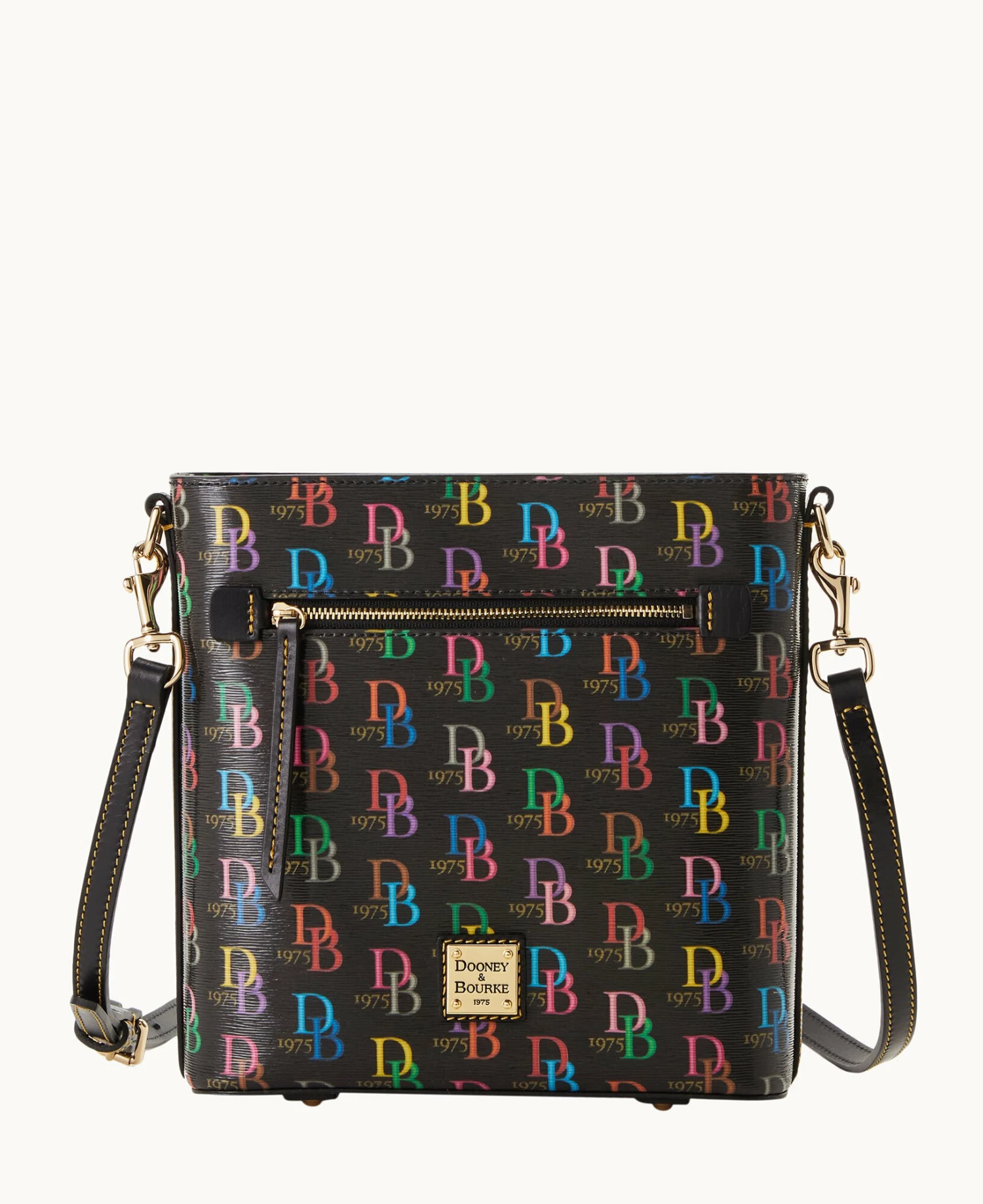 DB75 Multi Zip Crossbody Black DB75 Multi Zip Crossbody Black -Florentine Shop B1920G 5SBLPABL 1