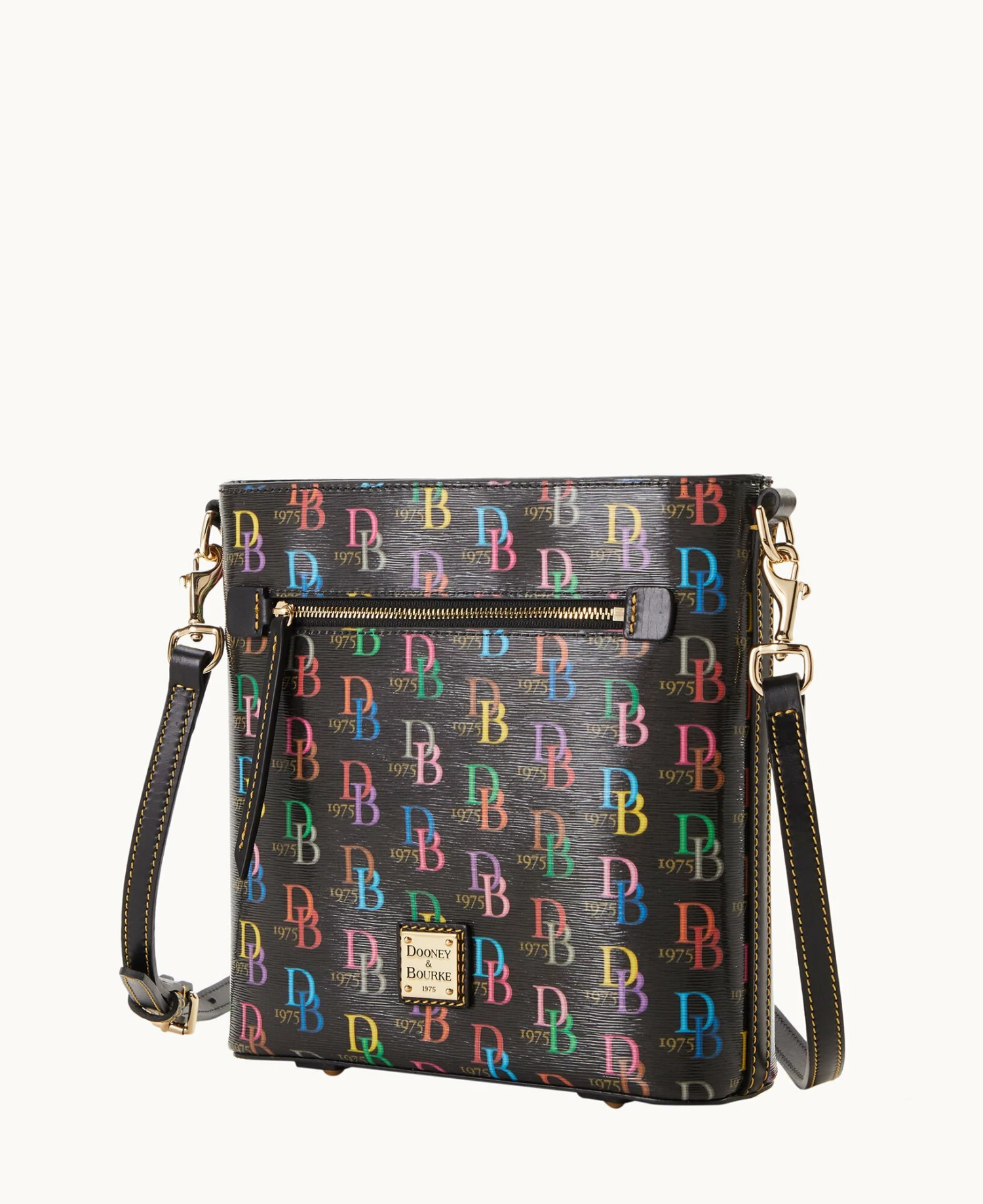 DB75 Multi Zip Crossbody Black DB75 Multi Zip Crossbody Black -Florentine Shop B1920G 5SBLPABL ALT1 1