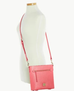 Saffiano Zip Crossbody Bubble Gum 4 Saffiano Zip Crossbody Bubble Gum -Florentine Shop B1920G SIBZSIBZ0002 ALT4