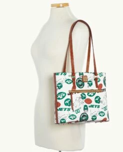 NFL Jets Shopper JETS -Florentine Shop B1924G QWMWPATNJETS ALT4 1