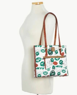 NFL Jets Shopper JETS -Florentine Shop B1924G QWMWPATNJETS ALT4