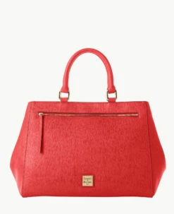 Saffiano Zip Satchel Mint -Florentine Shop B1930G SITOSITO0002