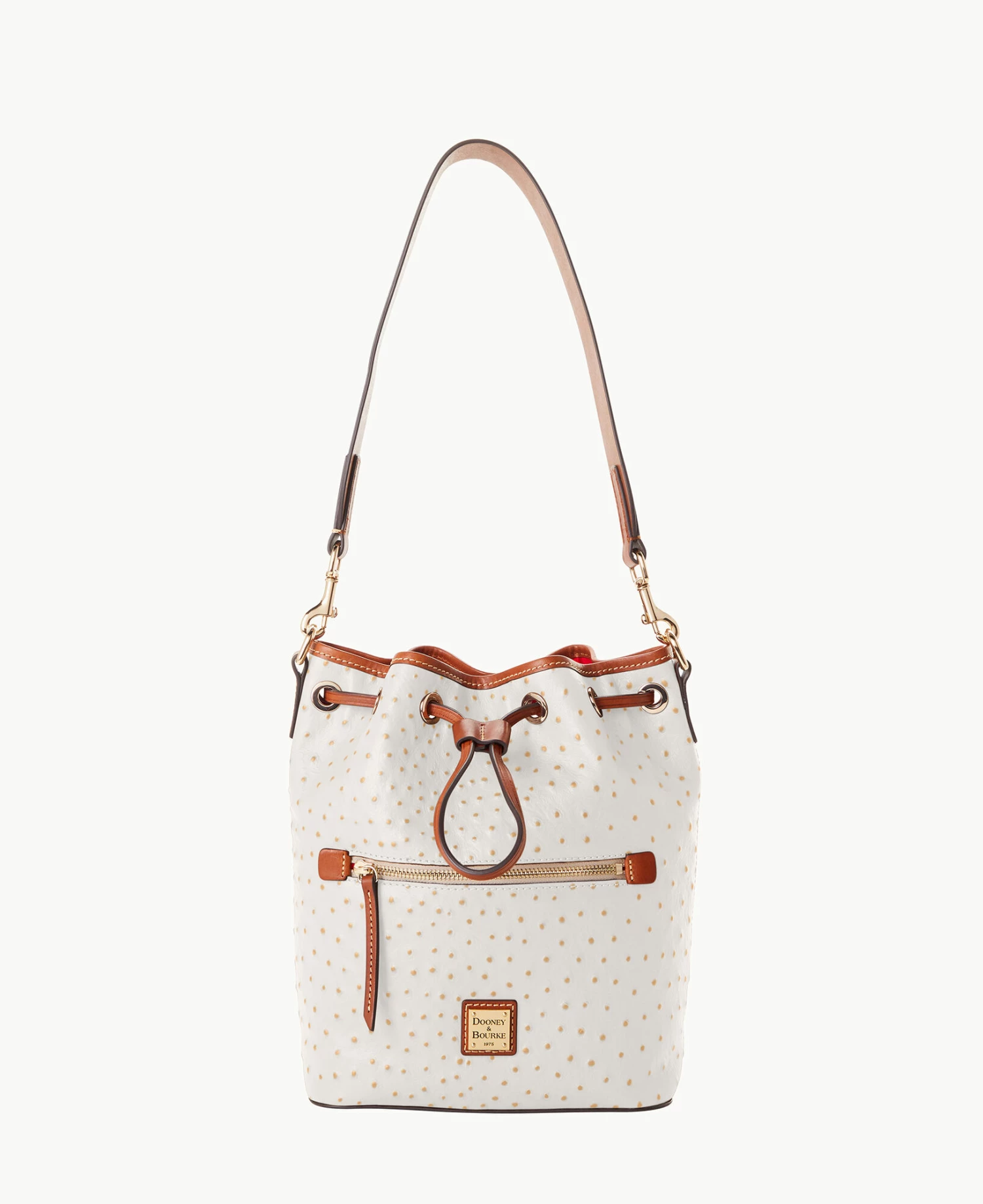 Ostrich Drawstring Black Ostrich Drawstring Black -Florentine Shop B1935G OTBOPAKR